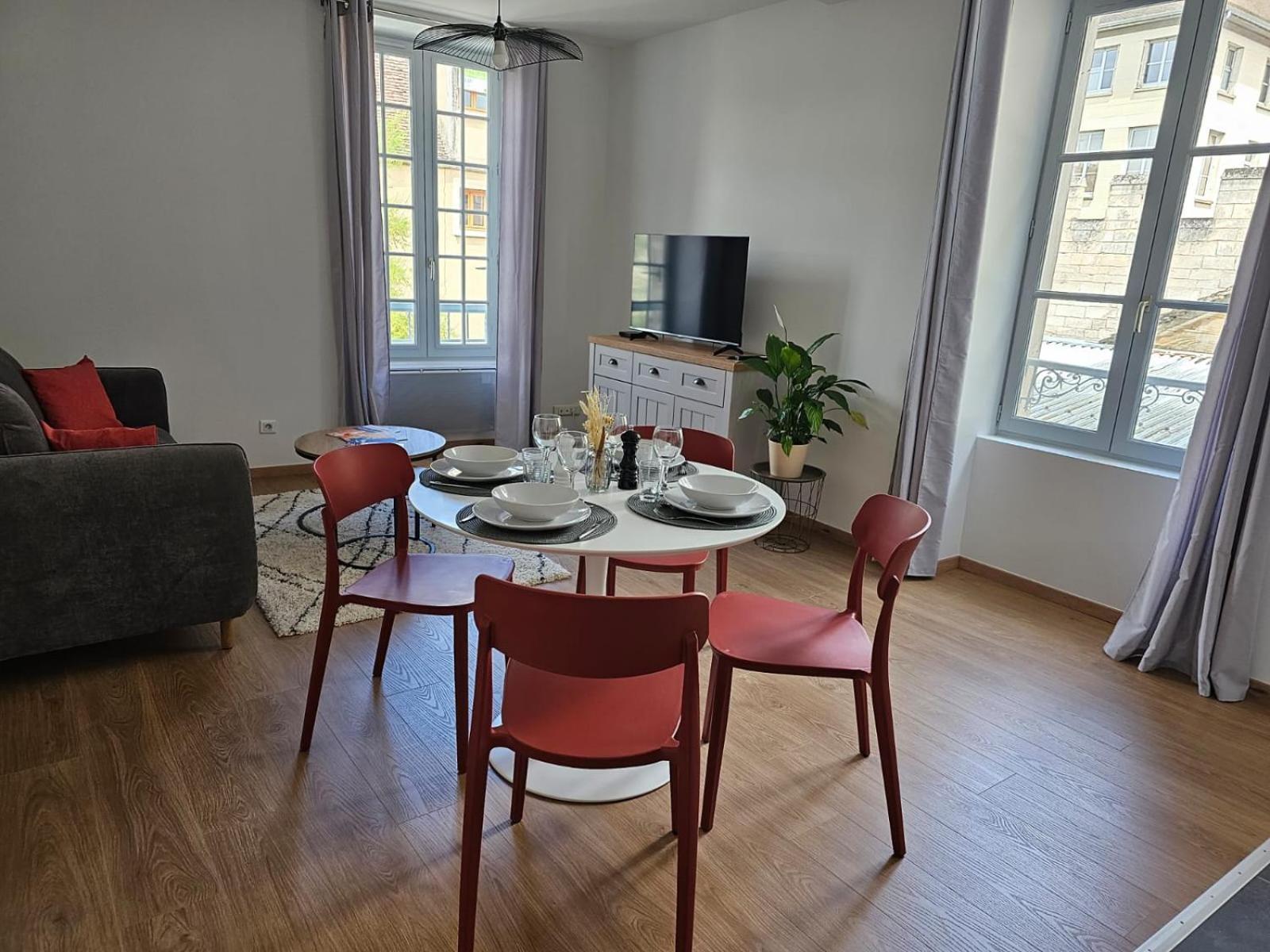 Aux'Cerfs - A Deux Pas De L'Abbaye Apartment Auxerre Luaran gambar